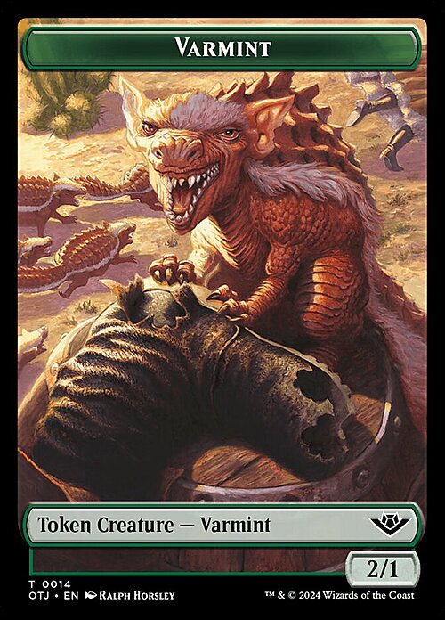 Varmint // Treasure Card Front