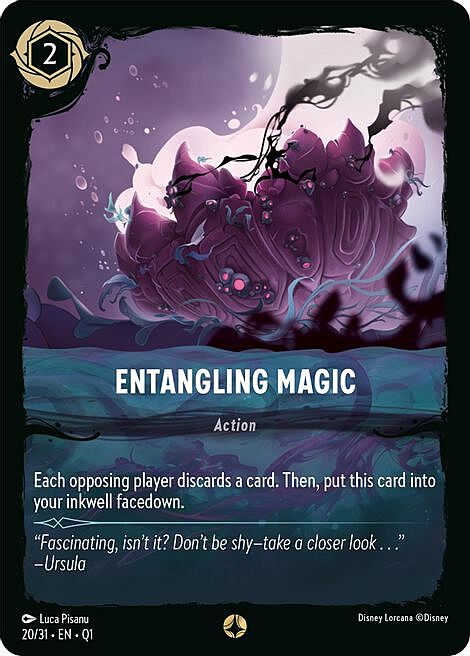 Entangling Magic Card Front