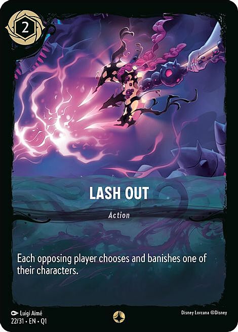 Lash Out Card Front