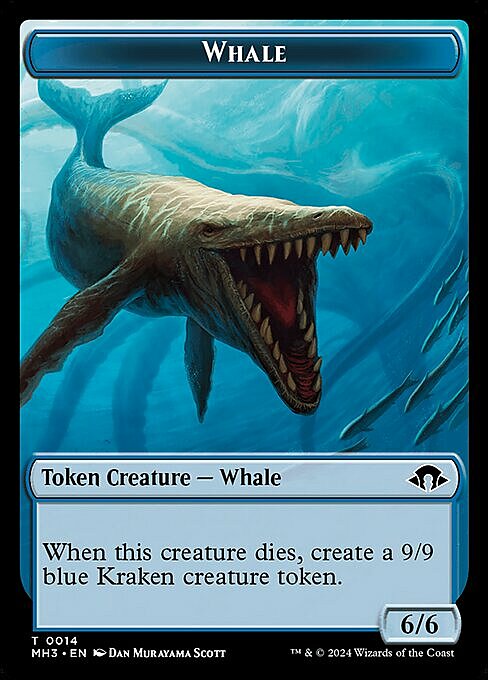 Whale // Phyrexian Germ Card Front