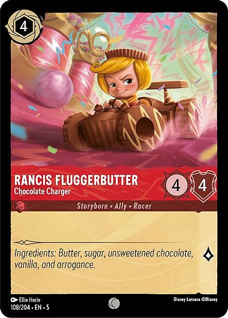 Rancis Fluggerbutter - Chocolate Charger Card Front