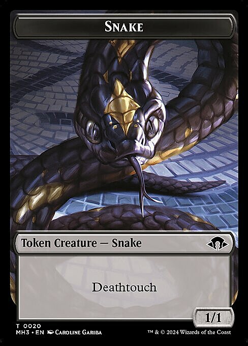 Snake // Phyrexian Germ Card Front