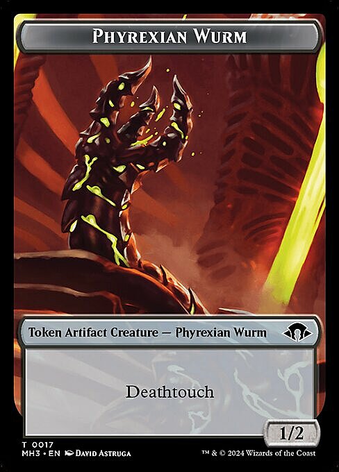 Phyrexian Germ // Phyrexian Wurm Card Front