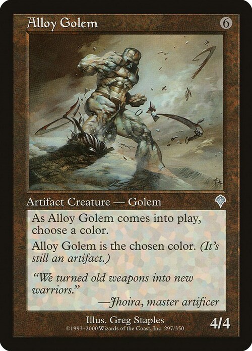 Alloy Golem Card Front