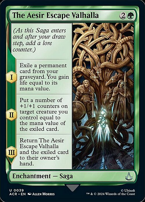 The Aesir Escape Valhalla Card Front