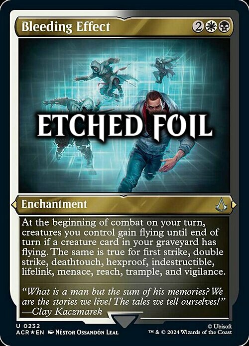 Bleeding Effect Card Front