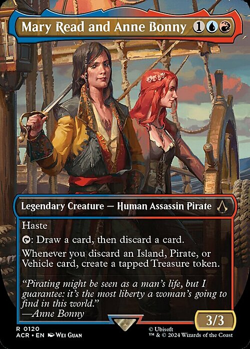 Mary Read e Anne Bonny Card Front