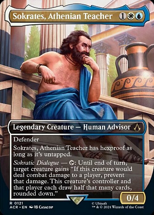 Sokrates, Athenian Teacher Card Front