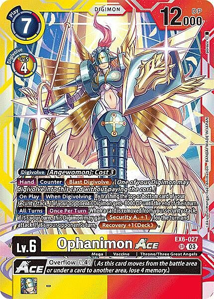 Ophanimon Ace Card Front