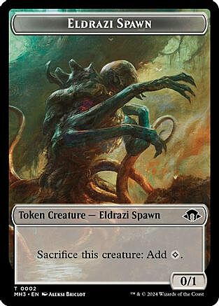 Eldrazi Spawn // Phyrexian Golem Card Front