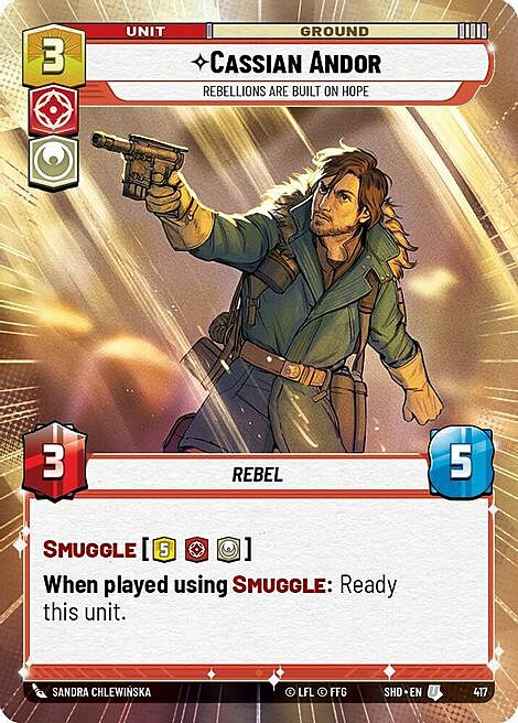 Cassian Andor - Rebellions Are Built On Hope Card Front