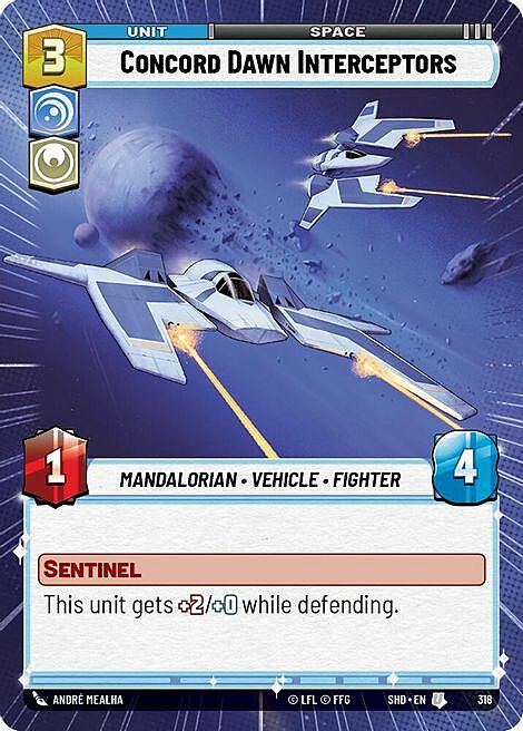 Concord Dawn Interceptors Card Front