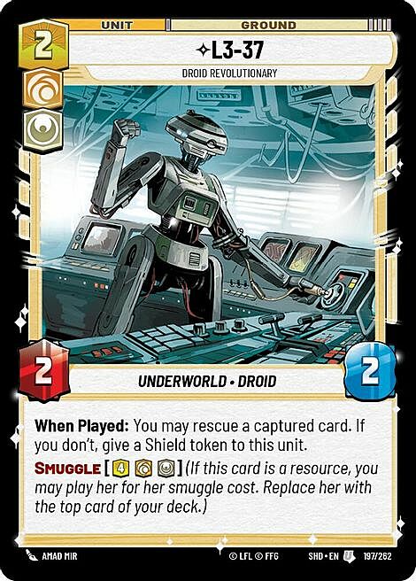 L3-37 - Droid Revolutionary Card Front