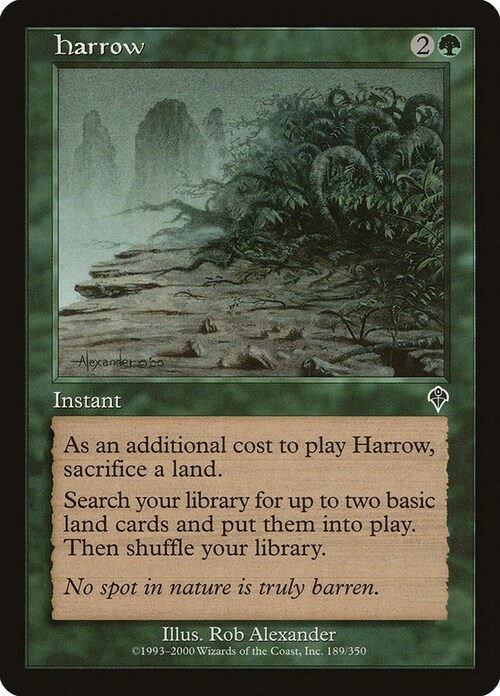 Harrow Card Front