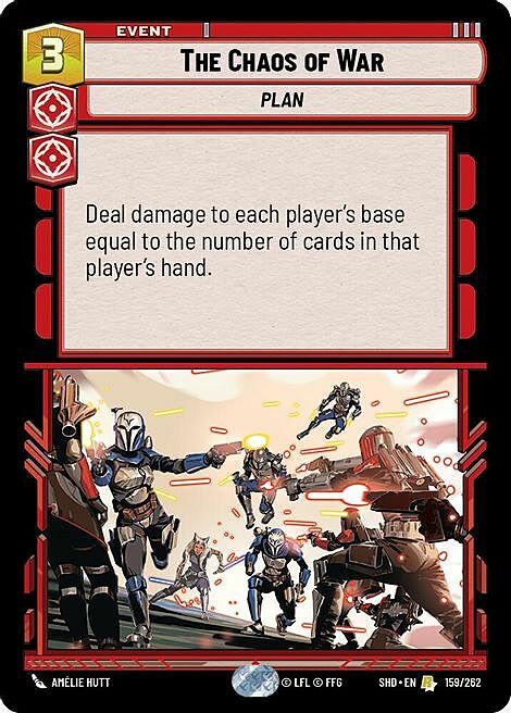 The Chaos of War Card Front