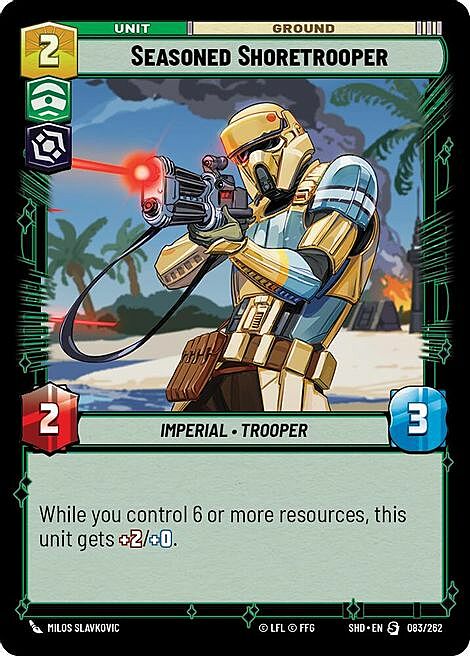 Seasoned Shoretrooper Card Front