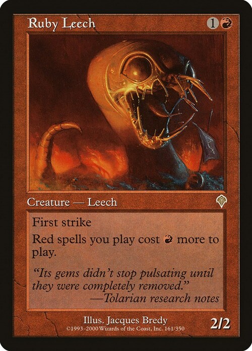 Ruby Leech Card Front