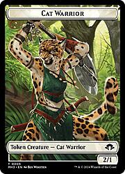 Cat Warrior // Phyrexian Germ