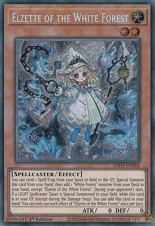 Elzette of the White Forest Card Front