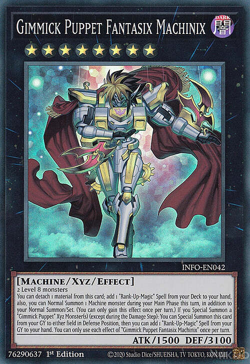 Gimmick Puppet Fantasix Machinix Card Front