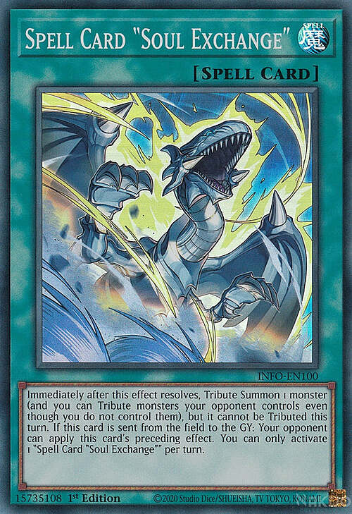 Spell Card "Soul Exchange" Card Front