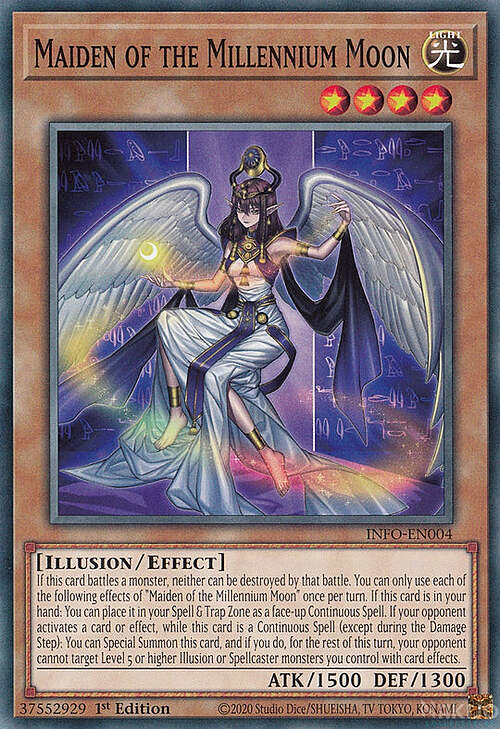 Maiden of the Millennium Moon Card Front