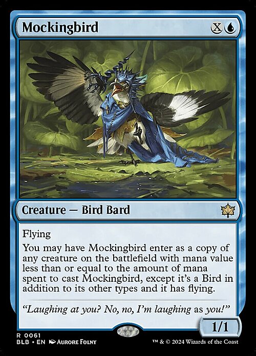 Mockingbird Card Front