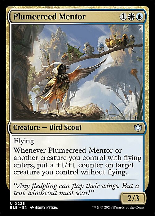 Plumecreed Mentor Card Front