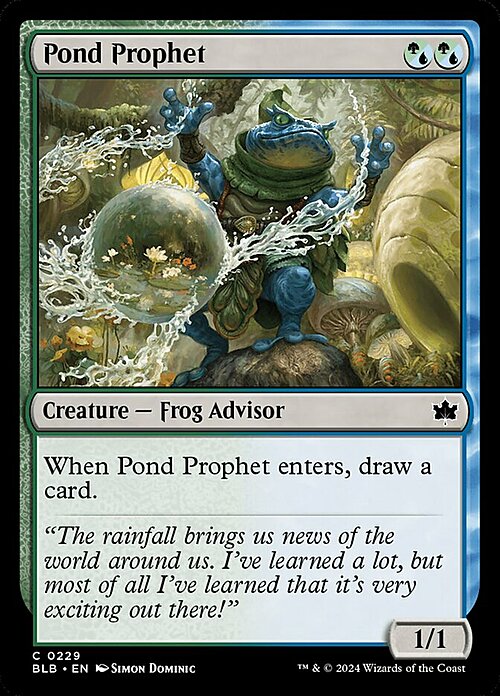 Pond Prophet Card Front