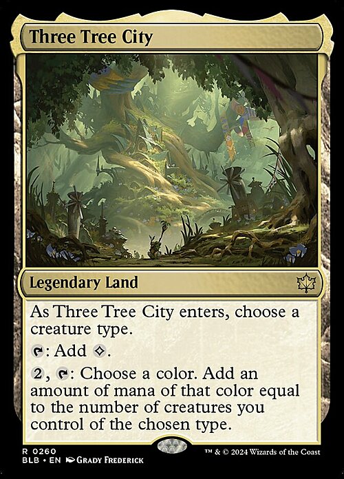 Three Tree City Card Front