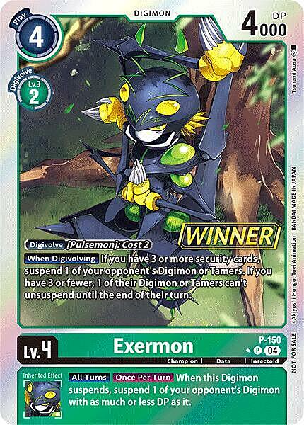 Exermon Card Front