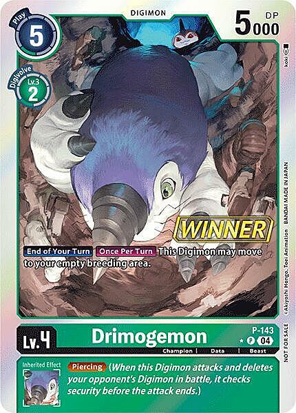 Drimogemon Card Front