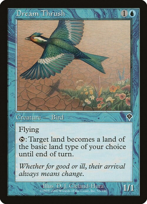 Dream Thrush Card Front