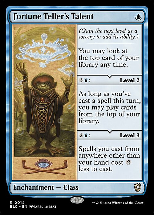 Fortune Teller's Talent Card Front