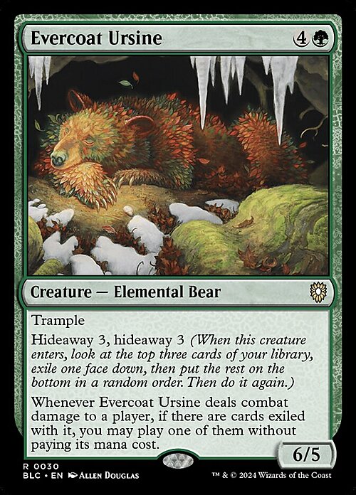 Evercoat Ursine Card Front