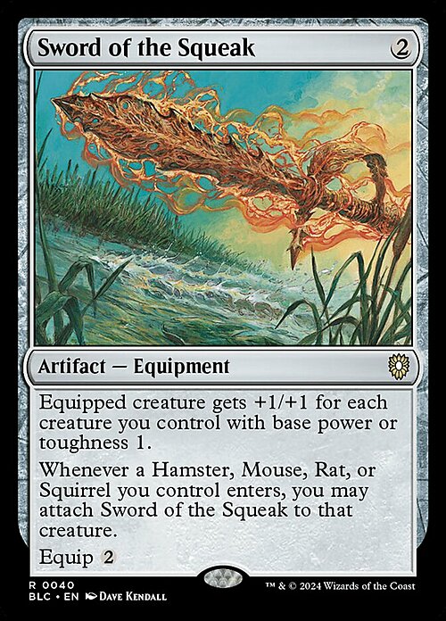 Sword of the Squeak Card Front