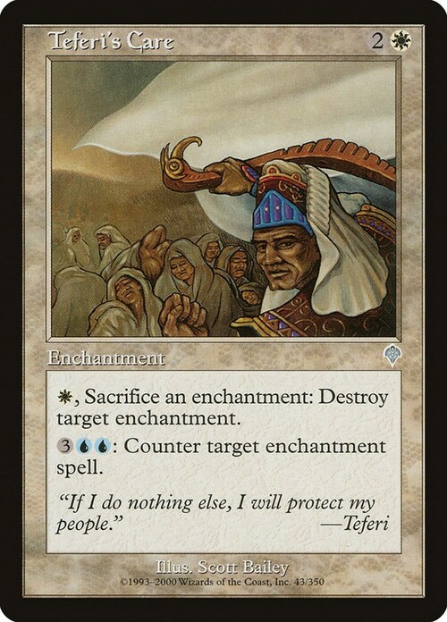 Teferi's Care Card Front