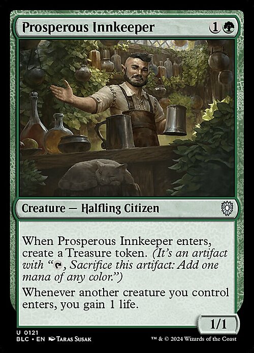 Prosperous Innkeeper Card Front