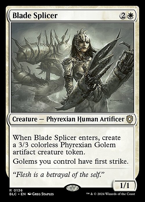 Blade Splicer Card Front