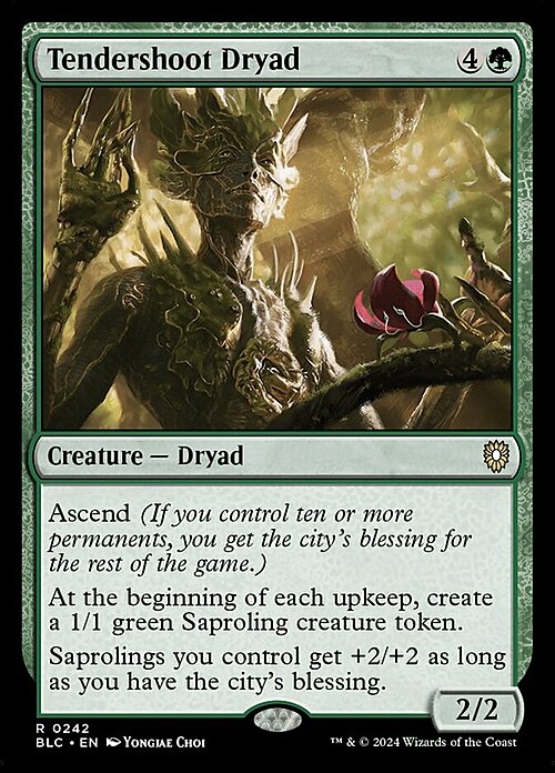 Tendershoot Dryad Card Front