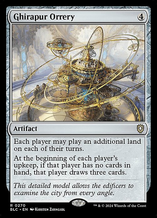 Ghirapur Orrery Card Front