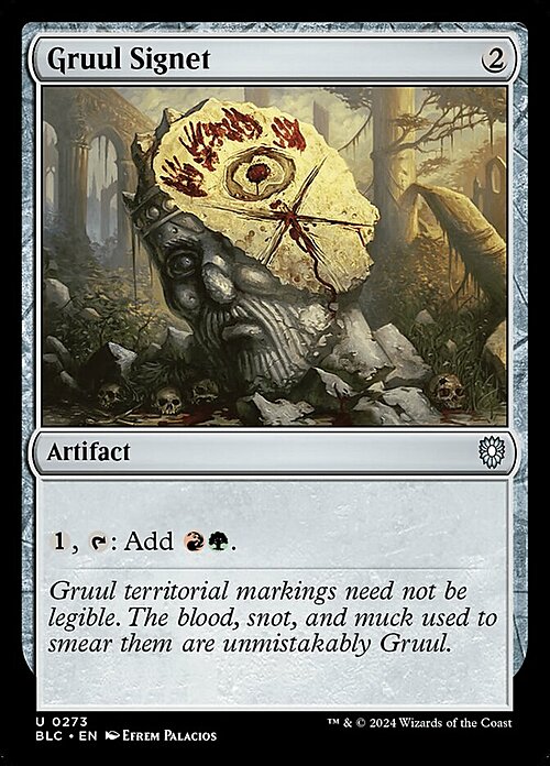 Gruul Signet Card Front