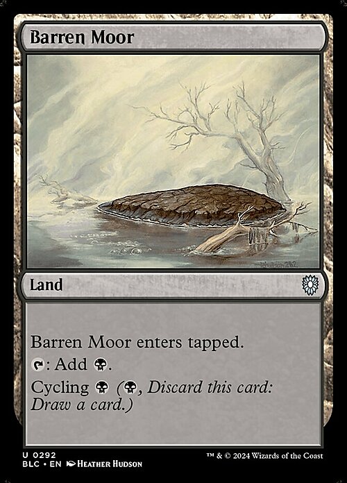 Barren Moor Card Front