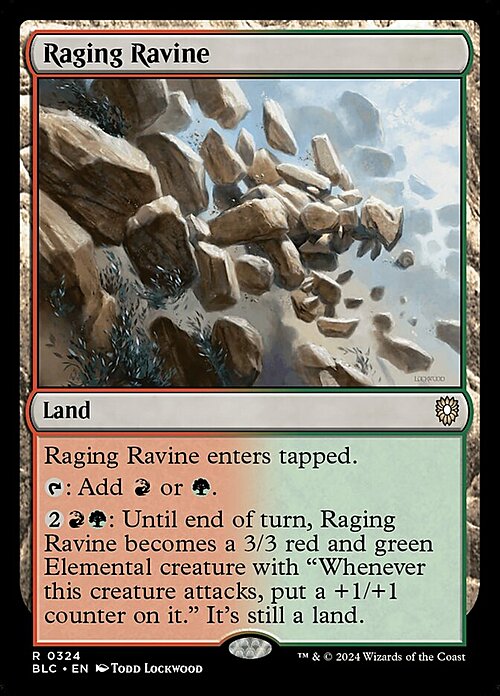 Raging Ravine Card Front