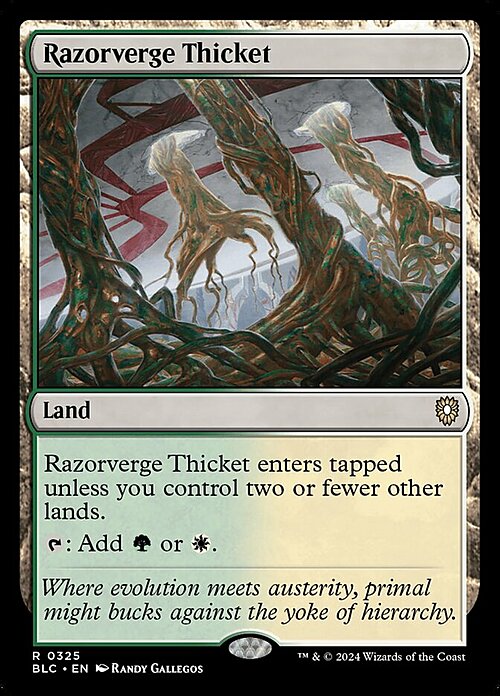 Razorverge Thicket Card Front