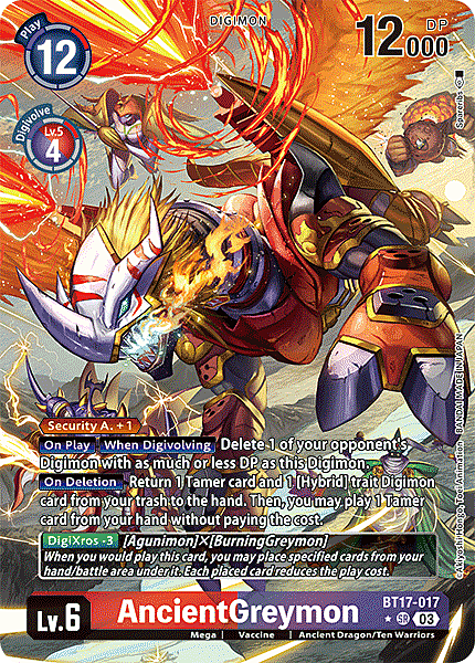 AncientGreymon Card Front