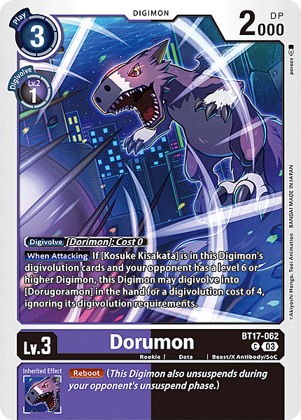 Dorumon Card Front