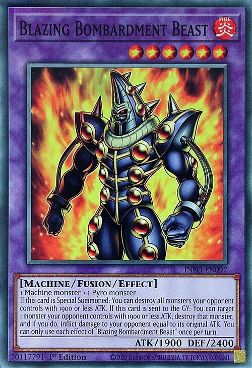 Blazing Bombardment Beast Card Front