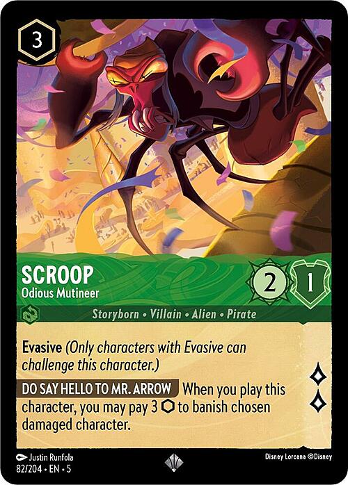 Scroop - Odious Mutineer Card Front