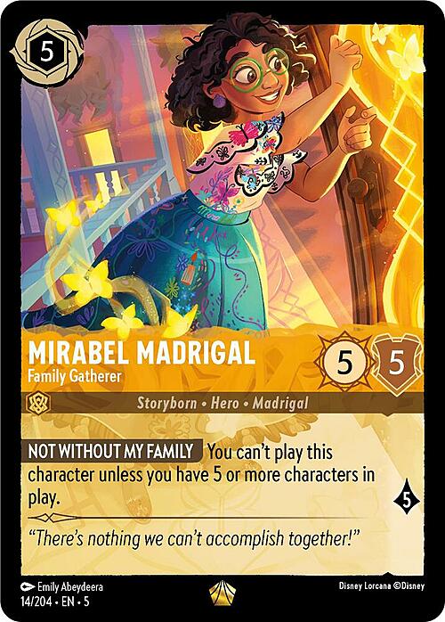 Mirabel Madrigal - Family Gatherer Card Front